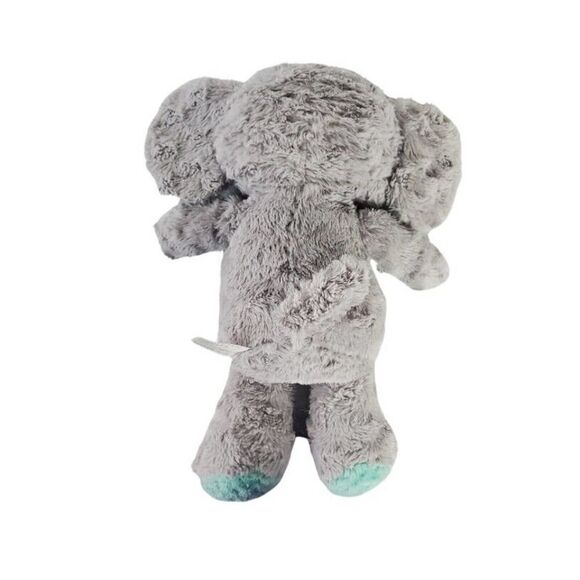 Spark Wal-Mart Elephant Plush Crinkle Ears Rattle Baby Toy Lovey Gray Infant - Picture 3 of 10